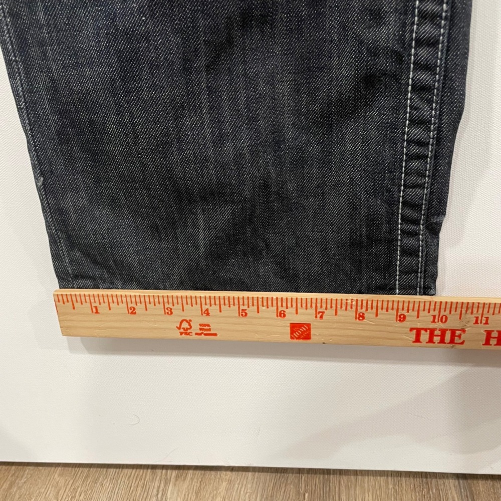 Ecko Unltd Mens Dark Wash Denim Jeans Embroidered Pockets Size 36 - Picture 6 of 10